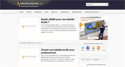 Desktop Screenshot of interfacetactile.com