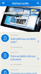 Mobile Screenshot of interfacetactile.com